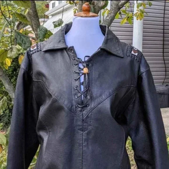 Vntg Unik MM Leather Goods Pullover jacket [RARE]